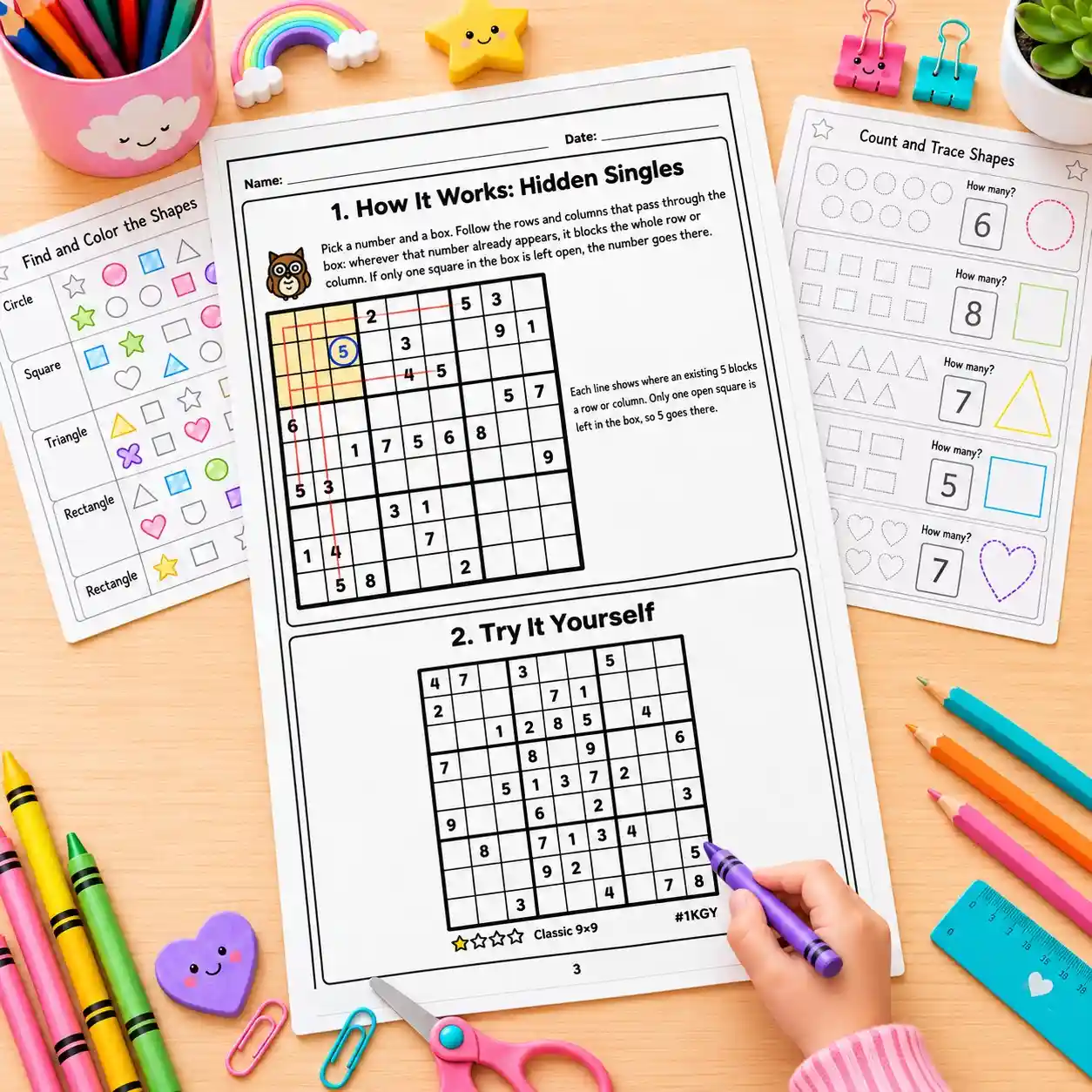 Diagonal Sudoku Puzzle Book: 30 Challenging 9×9 Puzzles with Advanced Solving Strategies, Answer Key & Progress Tracker 2 Diagonal Sudoku Puzzle Book: 30 Challenging 9×9 Puzzles with Advanced Solving Strategies, Answer Key & Progress Tracker - Image 2